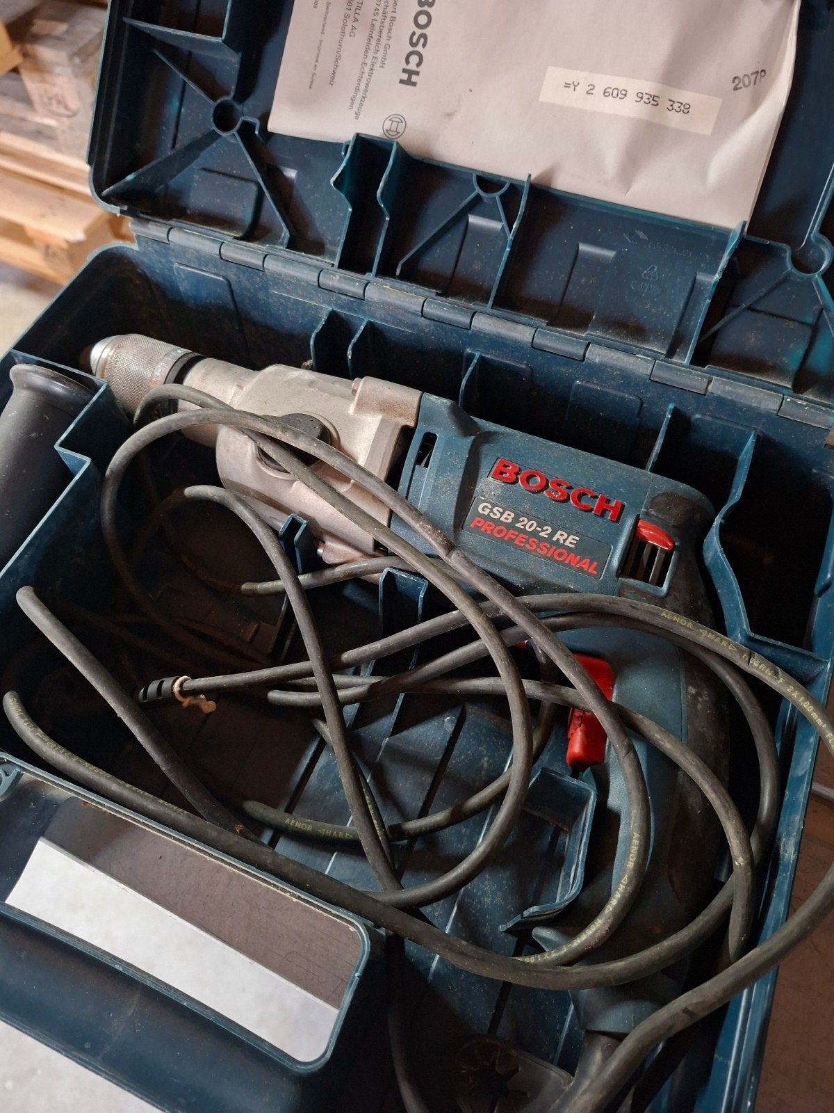 Bosch GSB 20-2 RE Professional Klopboormachine, Klopboormechanisme, Ophalen, Boormachine, Gebruikt