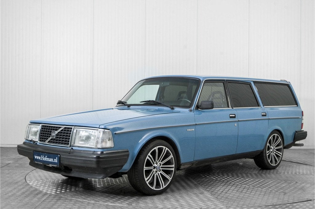 Volvo 245 2.3 met vijfbak (bj 1980), Auto's, Volvo, Gebruikt, Overige modellen, Blauw, Handgeschakeld