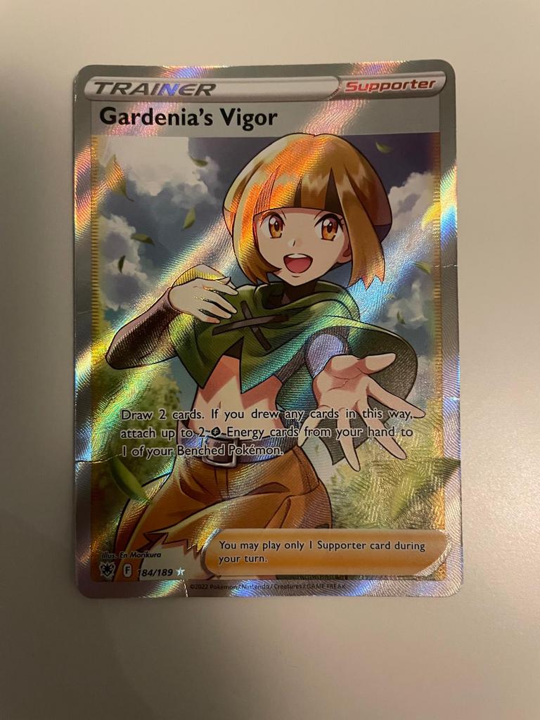 Gardenia’s vigor pokémon kaart, Ophalen of Verzenden, Zo goed als nieuw, Losse kaart