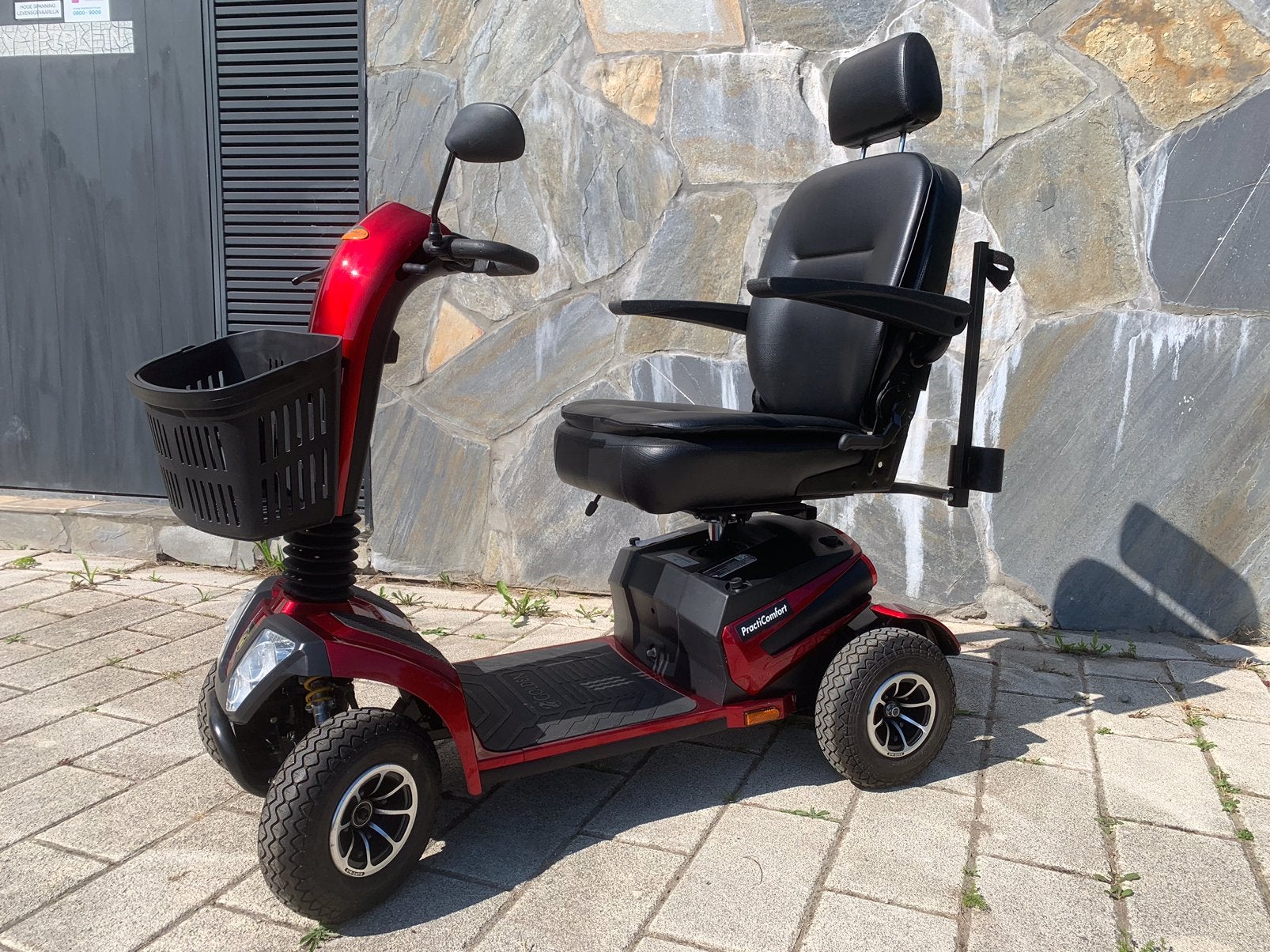 PractiComfort | NIEUWE ACCU’S | LED | Luchtbanden |, Diversen, Brommobielen en Scootmobielen, Ophalen, Zo goed als nieuw, Overige merken