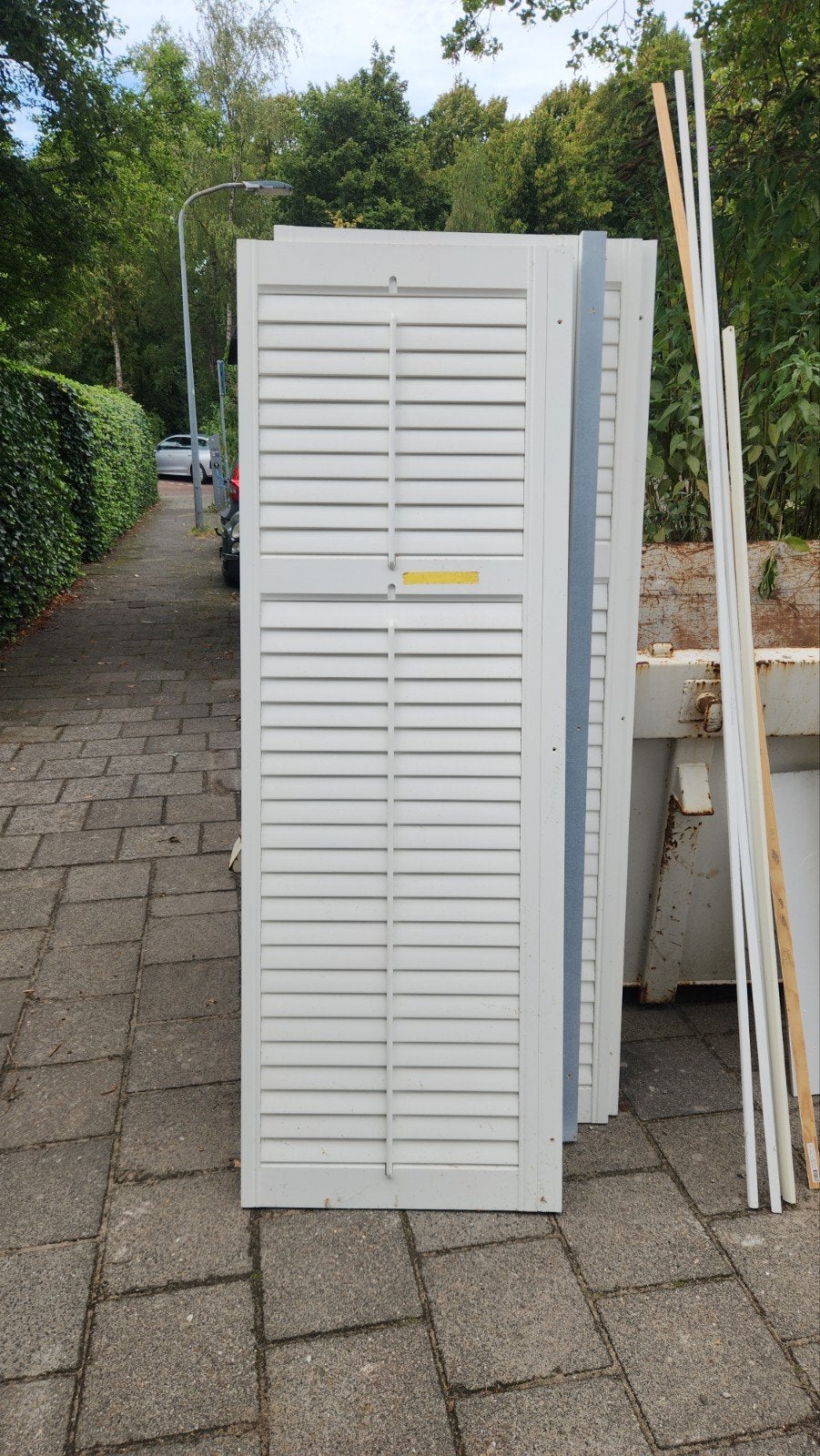 Witte luiken, Minder dan 80 cm, Overige typen, Zo goed als nieuw, 160 cm of meer