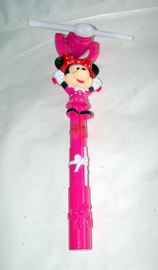 Minnie Mouse Lichtgevende Draaiende Speelgoedstaf met geluid, Ophalen of Verzenden, Mickey Mouse, Zo goed als nieuw, Overige typen