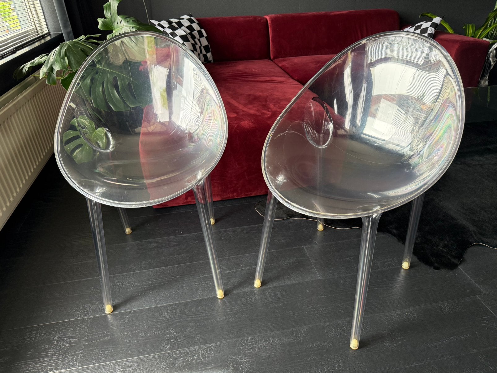 Kartell Philippe Starck Mr. Impossible chair, Ophalen, Overige materialen, Gebruikt, Twee