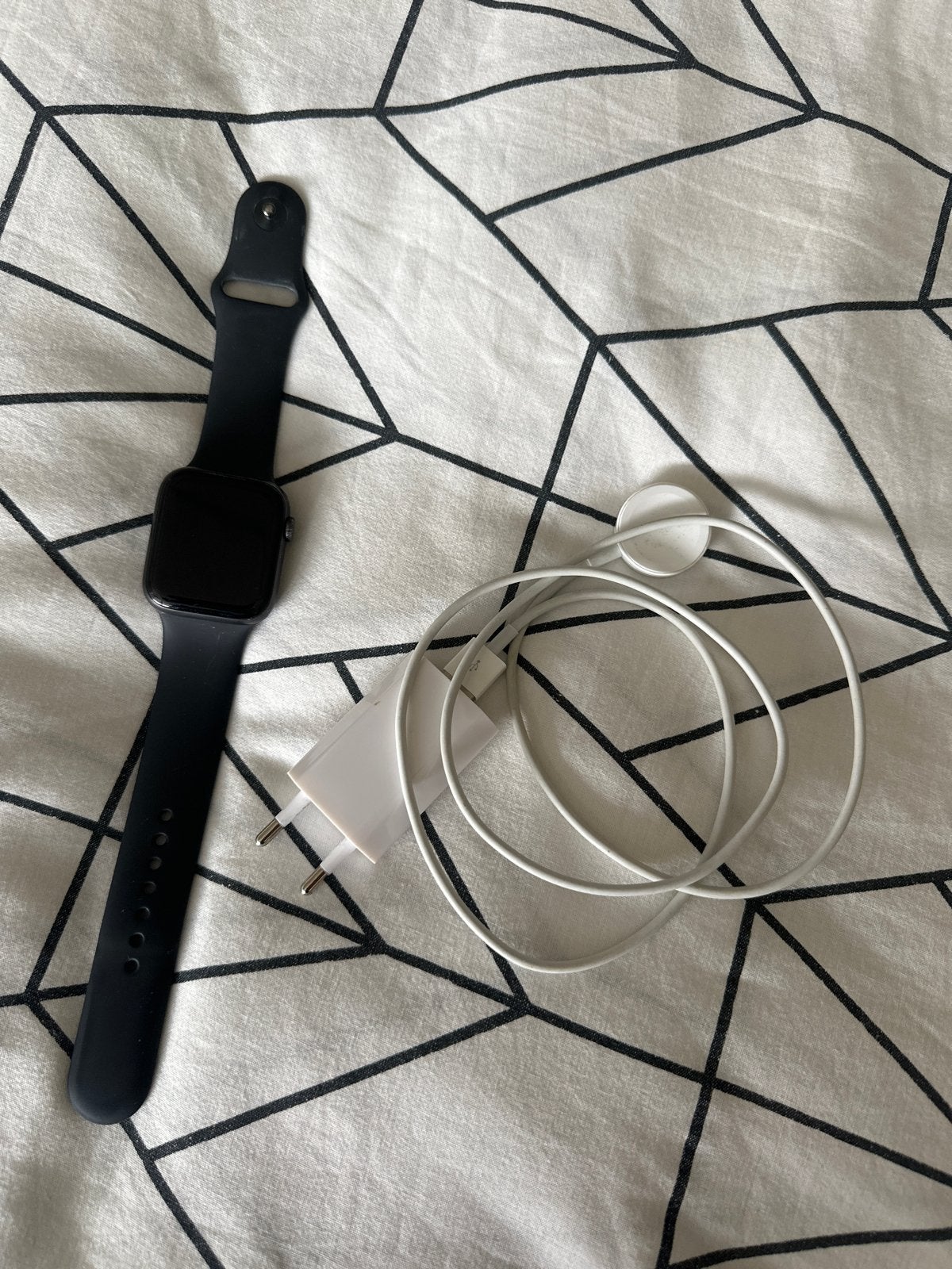 Apple Watch Series 5 44mm, Ophalen, Gebruikt, Hartslag, Zwart