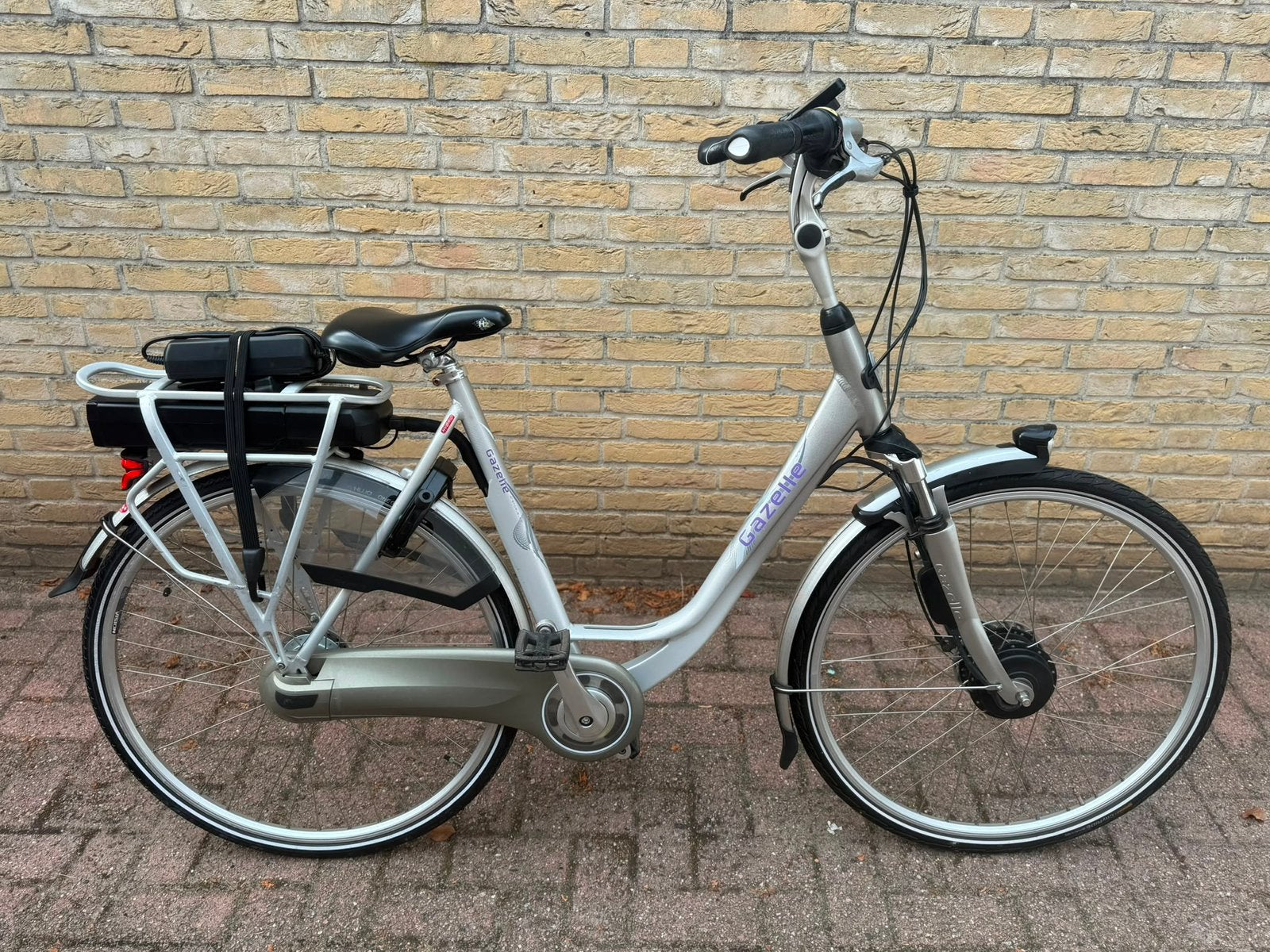 Electrische gazelle panasonic fiets, Fietsen en Brommers, Zo goed als nieuw, 51 tot 55 cm, 50 km per accu of meer, Ophalen