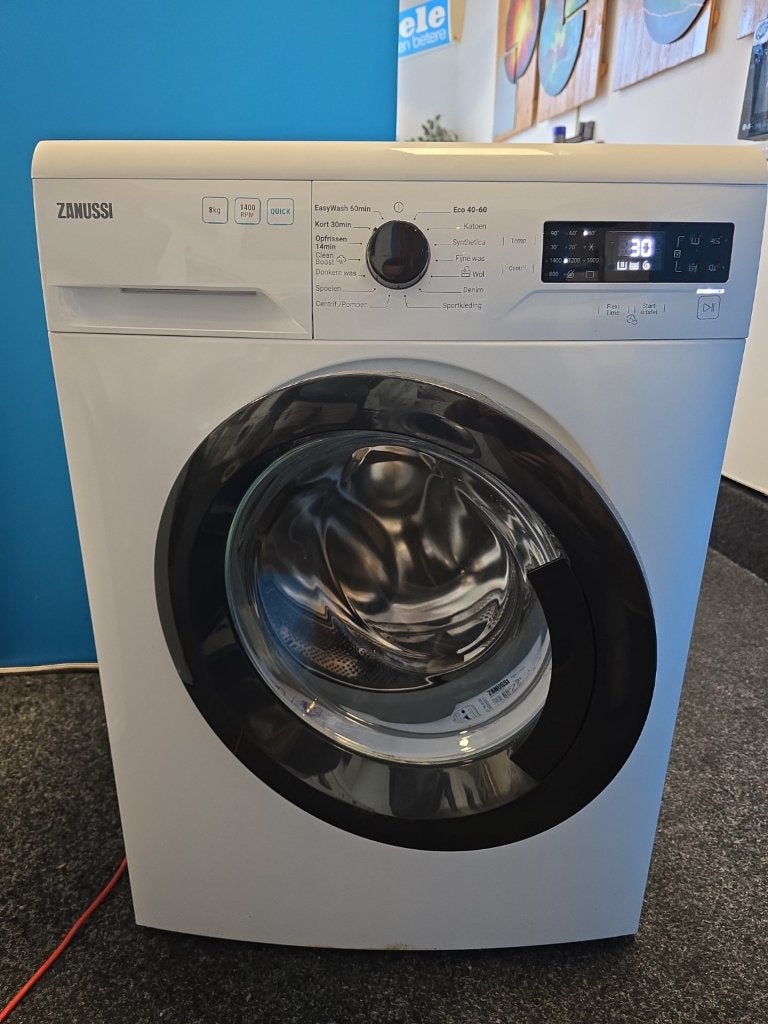 Zanussi 8kg 1400 toeren wasmachine incl. 1 jaar garantie