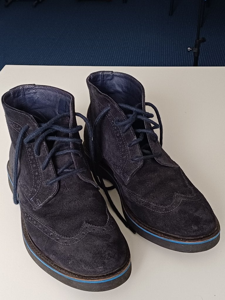 Mac Gregor donkerblauwe suède schoenen te koop, Kleding | Dames, Schoenen, Blauw, Overige typen, Mac Gregor, Ophalen of Verzenden