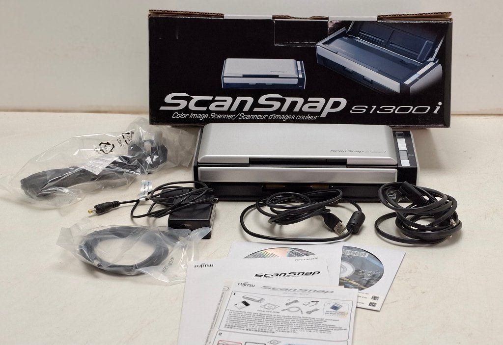 Fujitsu ScanSnap S1300i Duplex Scanner met software, MacOS, Ophalen of Verzenden, Zo goed als nieuw, Documentscanner