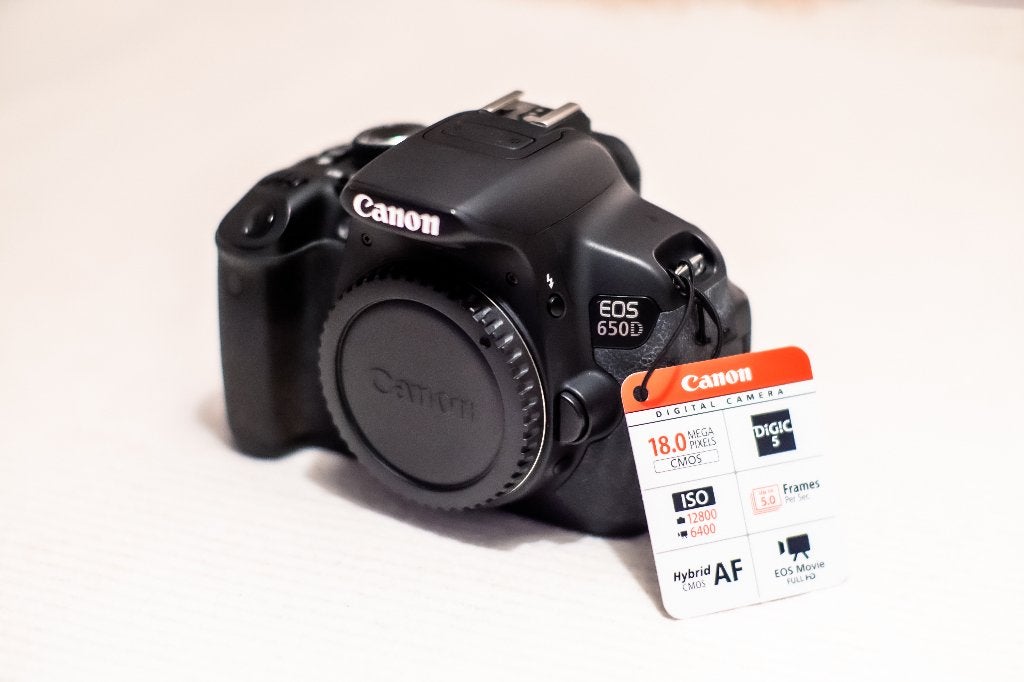 Canon 650D met originele doos + 38-76mm lens + accessoires, 18 Megapixel, Spiegelreflex, Canon, Ophalen of Verzenden