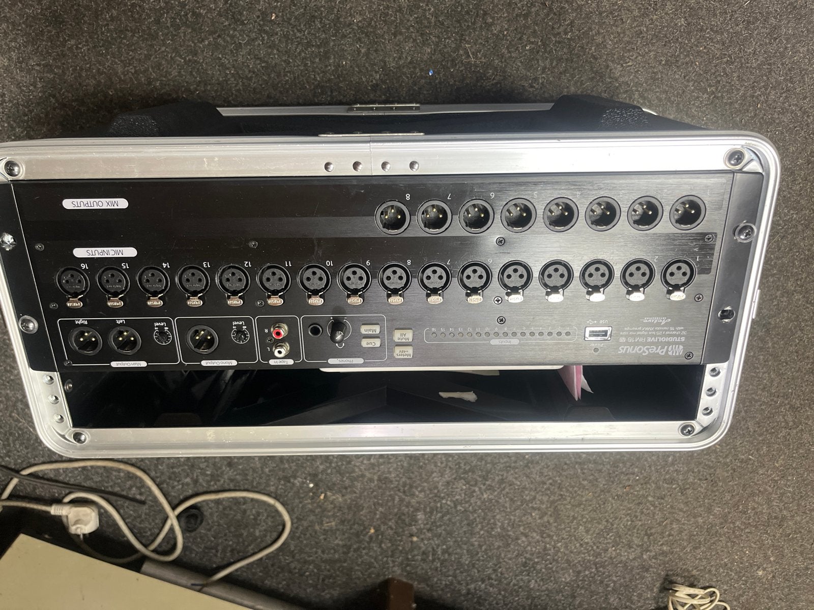Presonus StudioLive RM16 AI Digitale Mixer met Case, Ophalen, Gebruikt, 20 kanalen of meer, Microfooningang