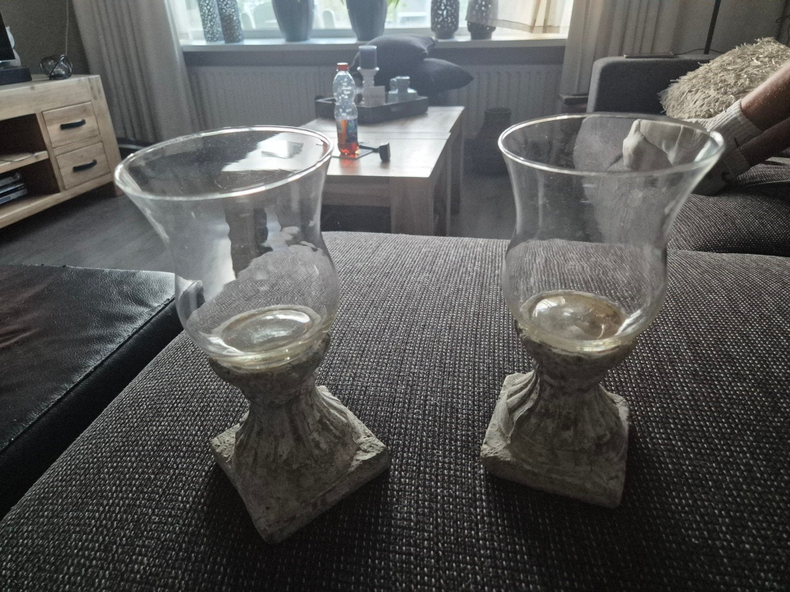 2 theelichten, Ophalen, Zo goed als nieuw
