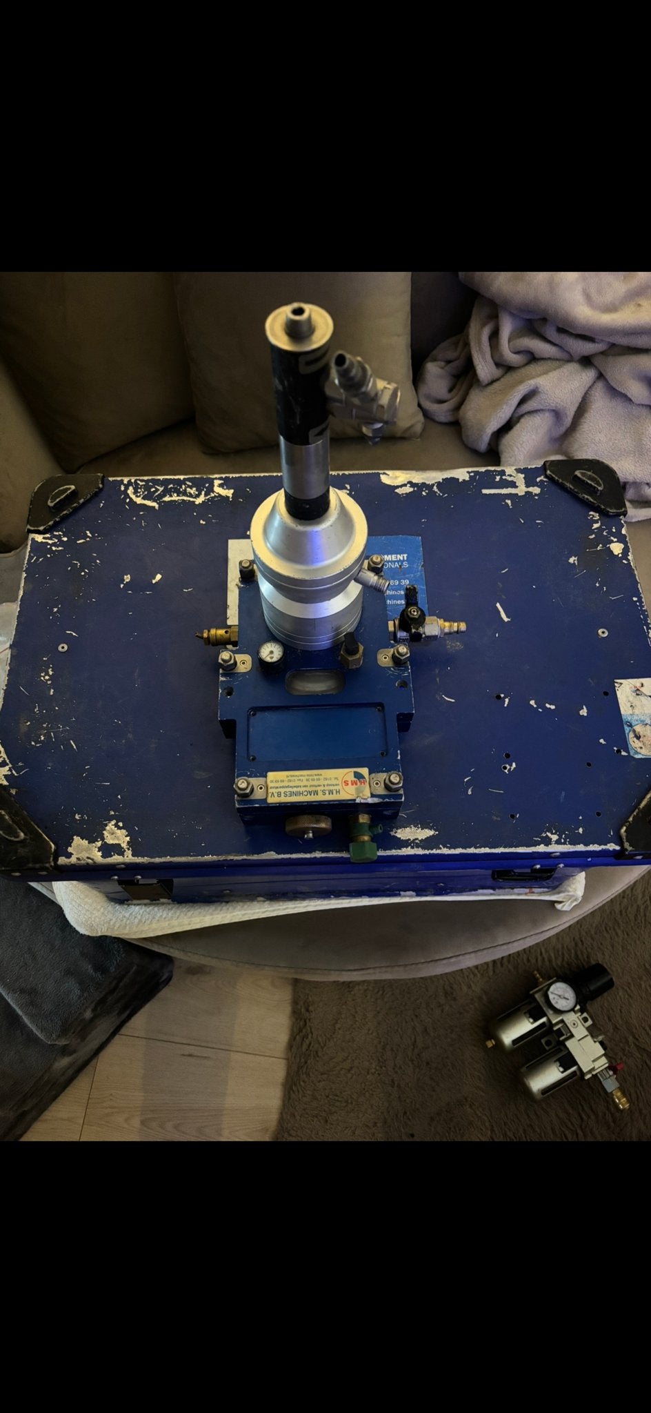 Plumettaz PRM-196 Kabelblaasmachine met accessoires, 100 liter of meer, Ophalen of Verzenden, Minder dan 200 liter/min