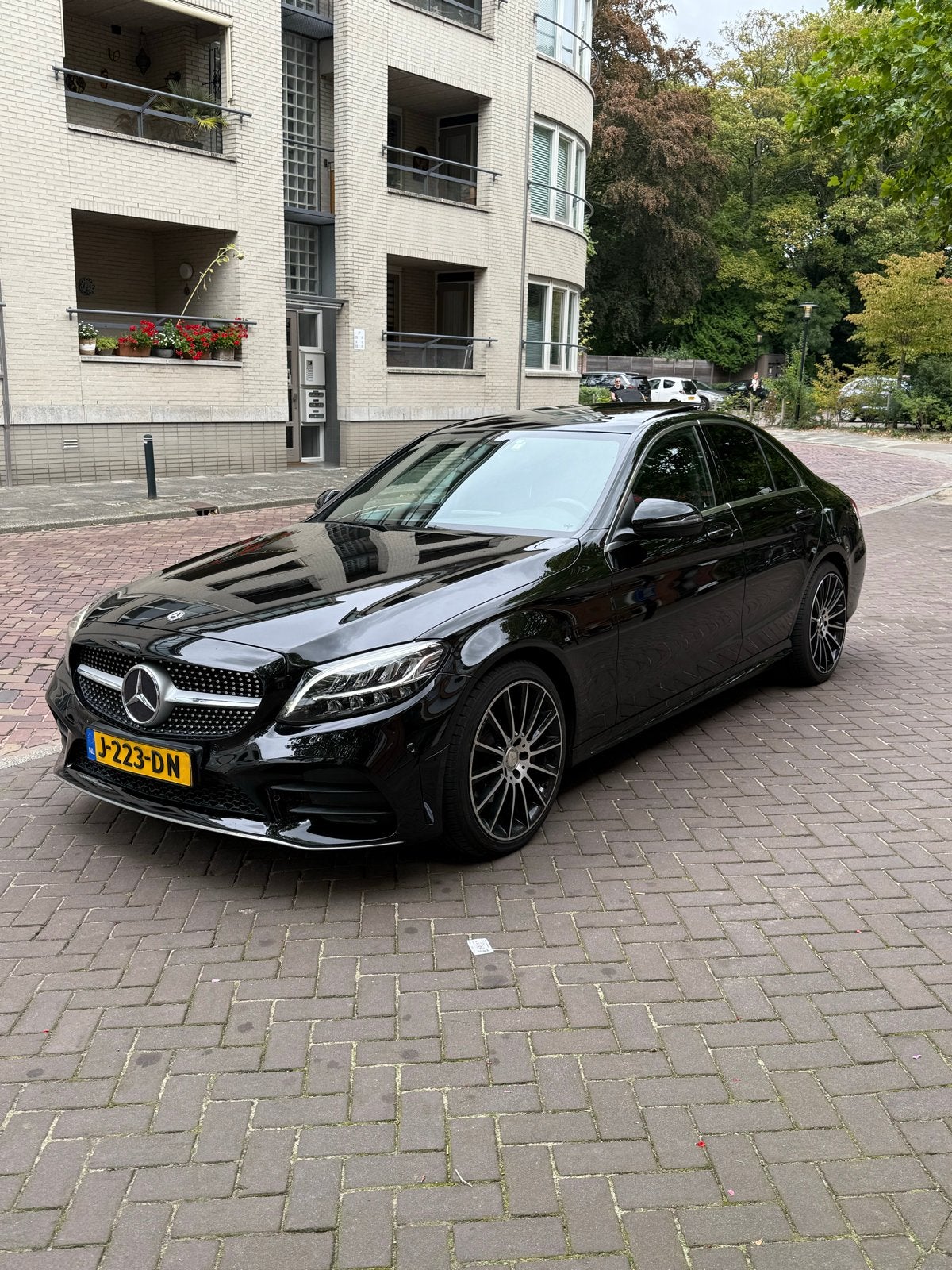 Mercedes-Benz C-Klasse C200 d 160pk 9G-TRONIC 2019 Zwart, Automaat, Achterwielaandrijving, 1800 kg, Euro 6