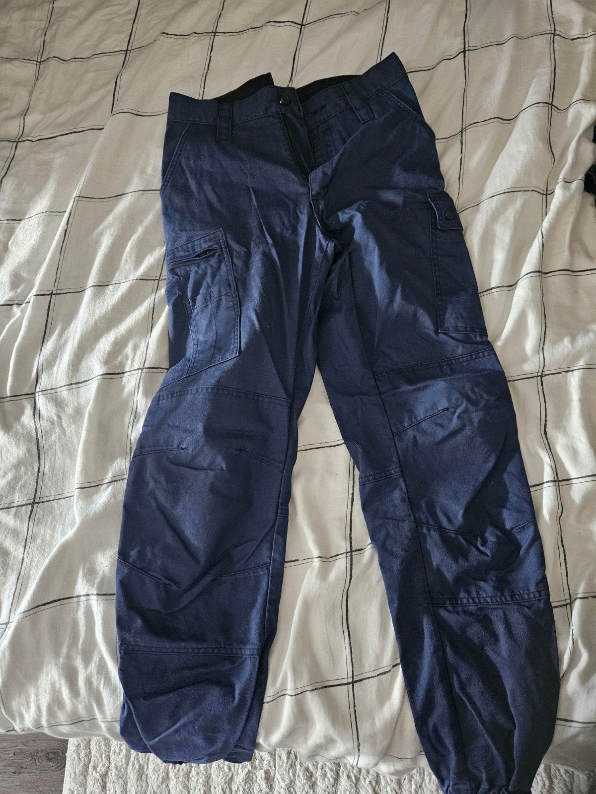 Broeken opleiding Beveiliging/HTV, Ophalen of Verzenden, Gedragen, Blauw, Broek of Spijkerbroek
