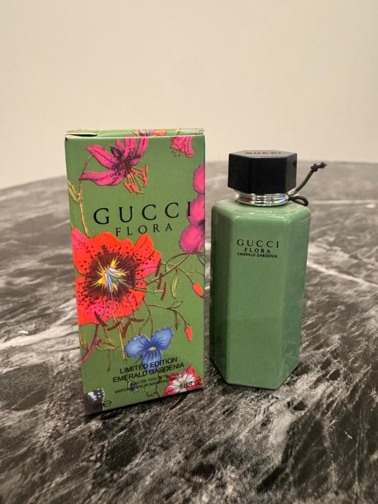 Gucci Flora Limited Edition Emerald Gardenia 5 ml miniatuur, Ophalen of Verzenden, Nieuw