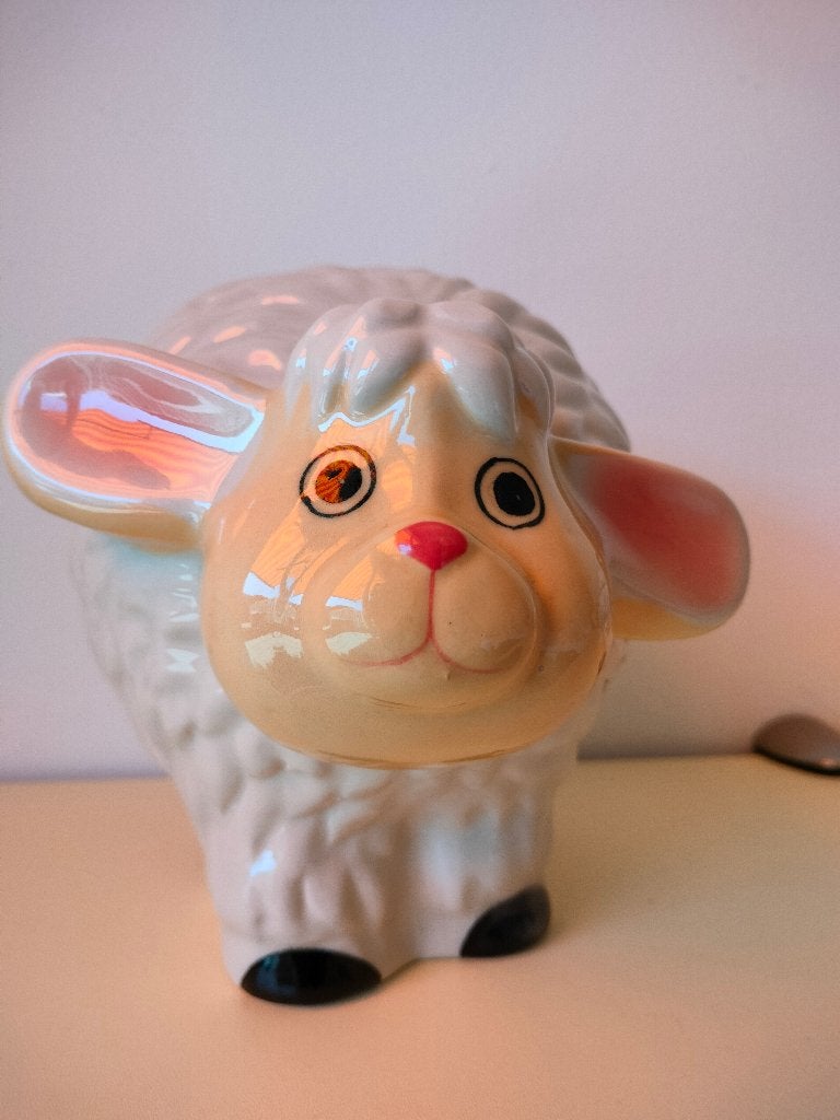 grote keramiek schaap-spaarpot, Ophalen of Verzenden