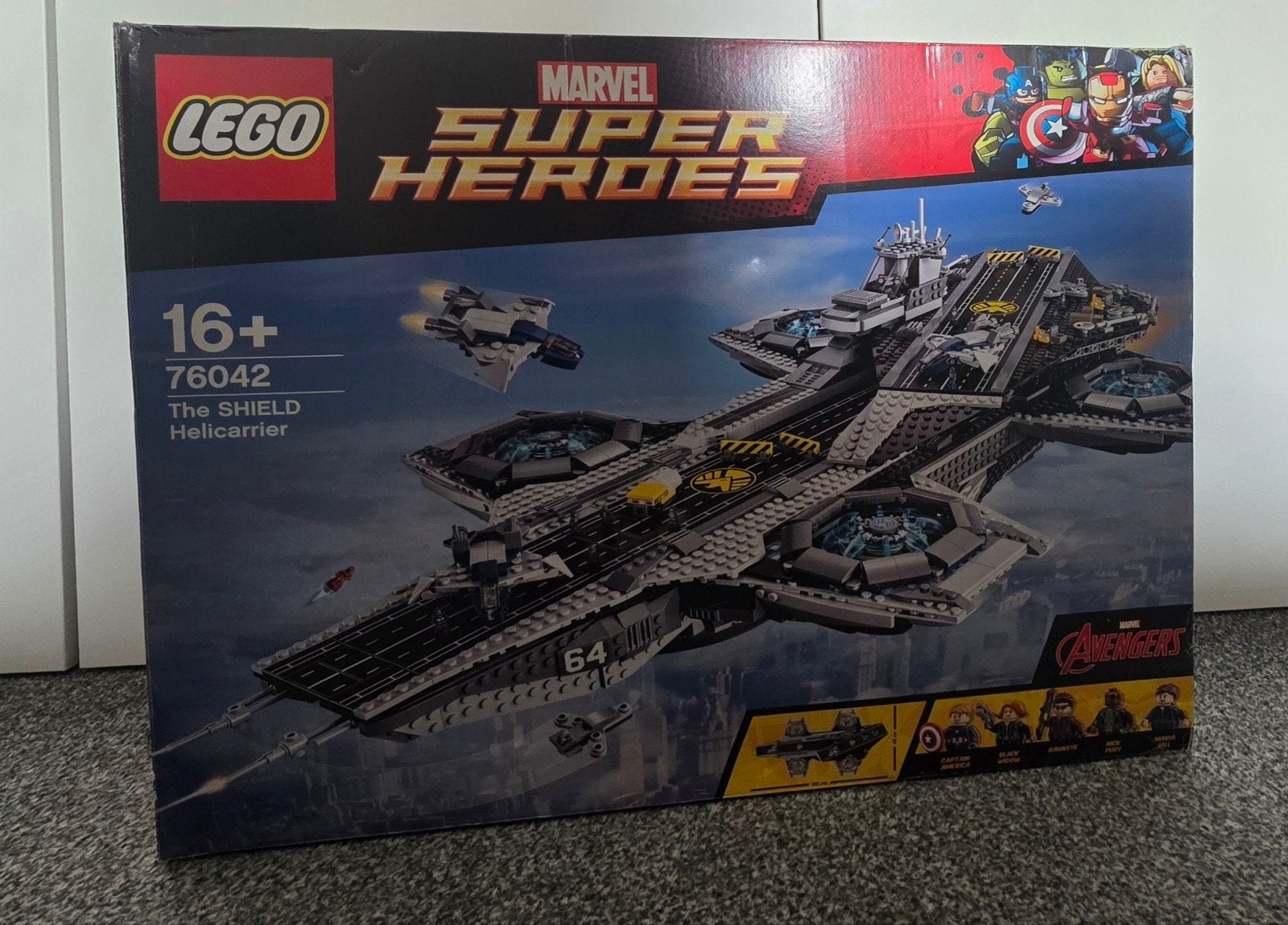 Lego Helicarrier 76042 *NO MINIFIGS*, Ophalen, Gebruikt, Marvel, Complete set