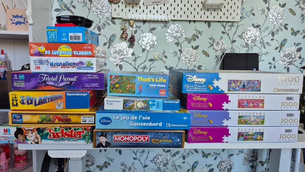 Collectie bordspellen en puzzels, Vijf spelers of meer, Ophalen of Verzenden, Nieuw