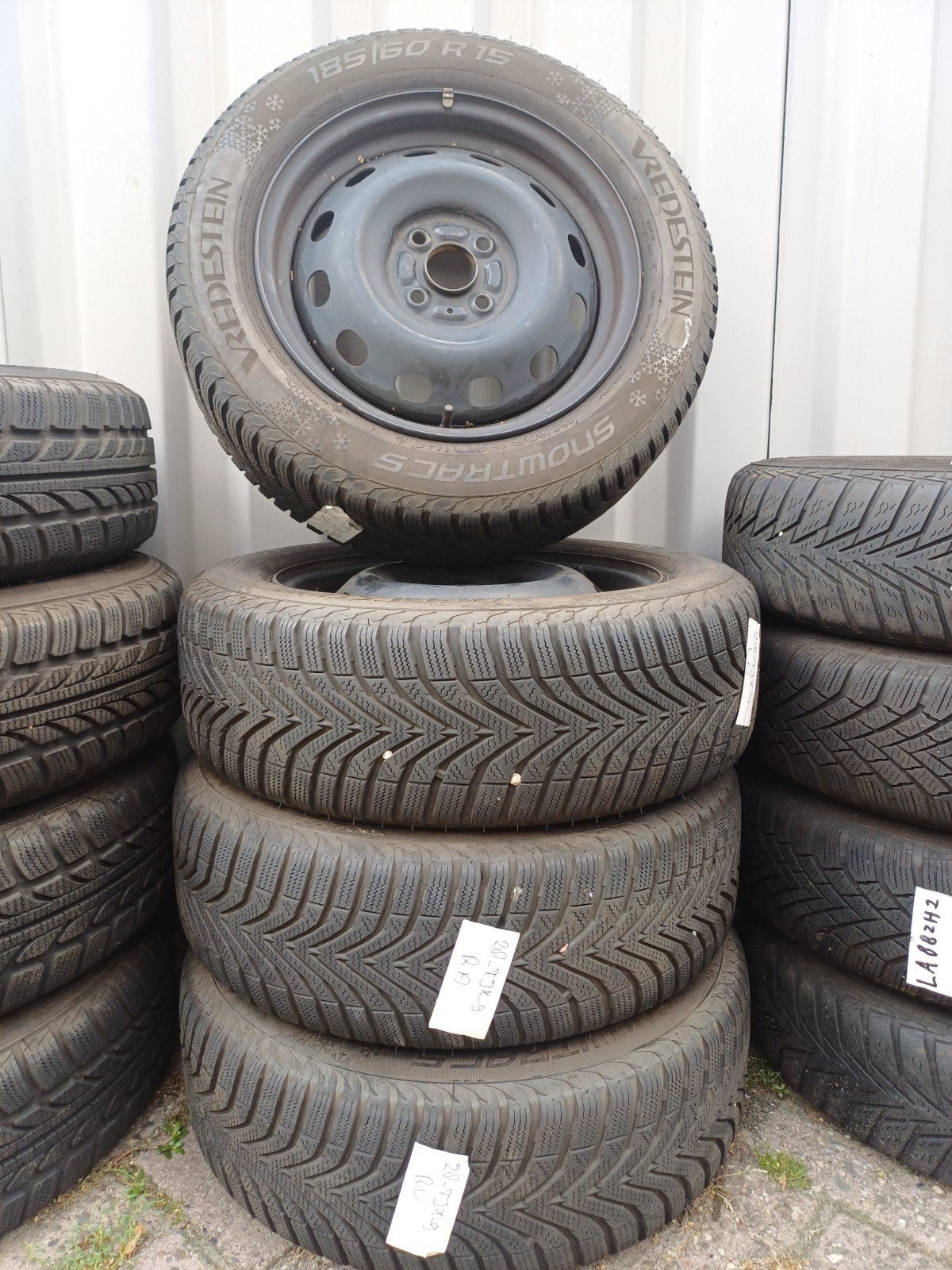 Vredestein Snowtrac 185/60 R15 winterbanden met velg, Ophalen, Gebruikt, Opel