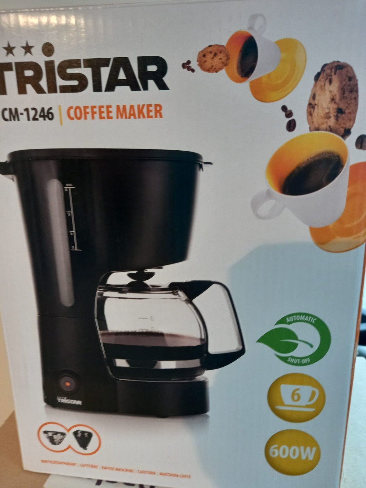 Tristar koffiezetapparaat, 600W, 6 kopjes, camping, Ophalen