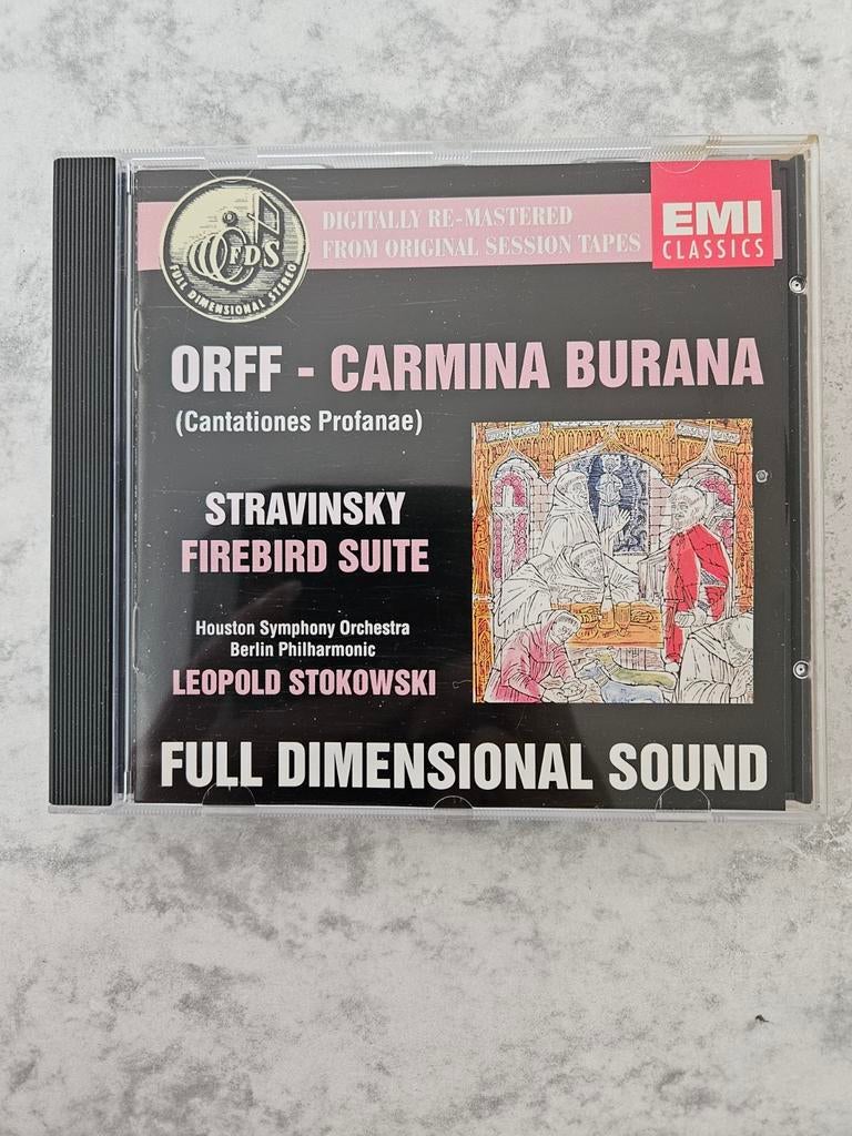 Orff: Carmina Burana & Stravinsky: Firebird Suite – Leopold, Cd's en Dvd's, Cd's | Klassiek, Zo goed als nieuw, Orkest of Ballet