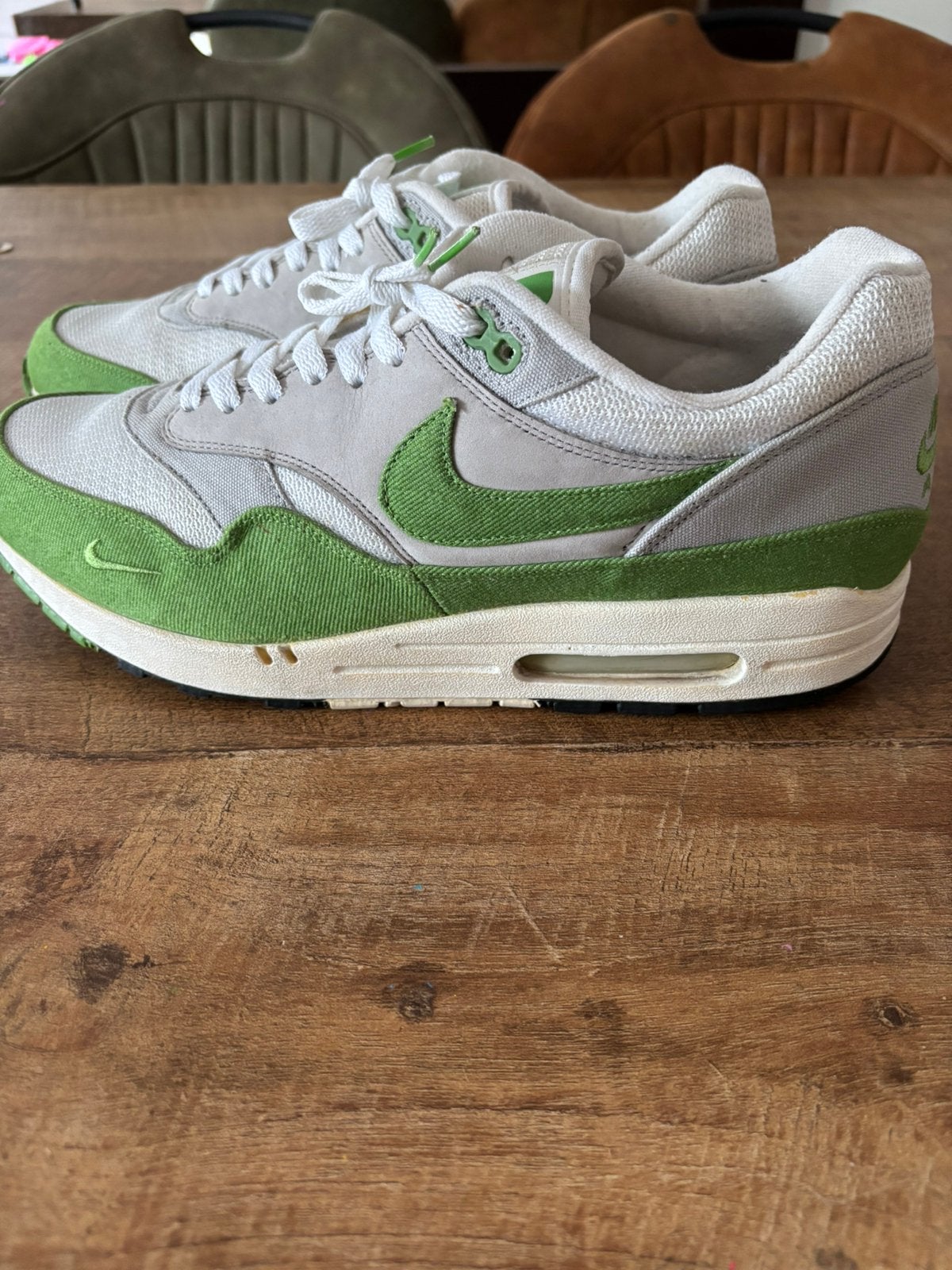 Nike air max 1 Patta chlorophyll OG 46, Ophalen of Verzenden, Zo goed als nieuw, Overige kleuren