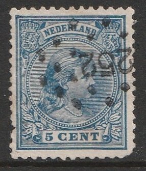 Puntstempel 252 op 35, Postzegels en Munten, Ophalen of Verzenden, T/m 1940, Gestempeld