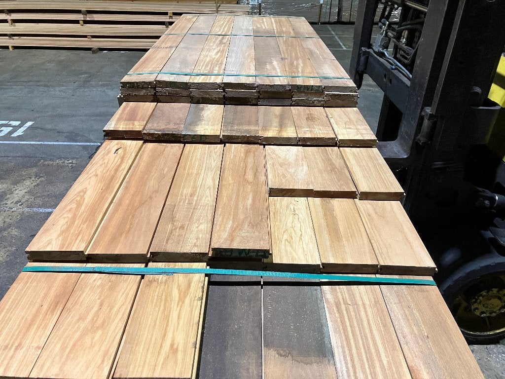 Vlonderplanken-planken-schutting-Hardhout-Timborana-28x135mm, Ophalen, Nieuw, Hout