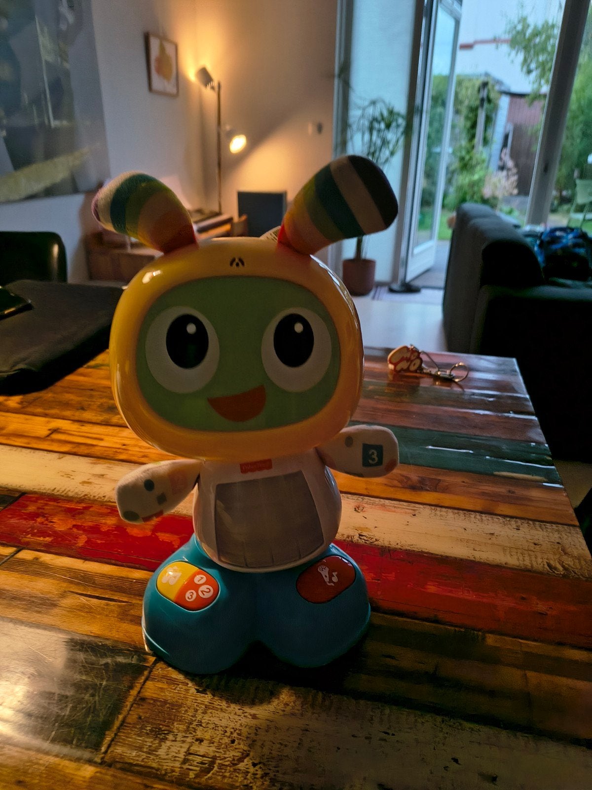 Fisher Price dans pop, Ophalen