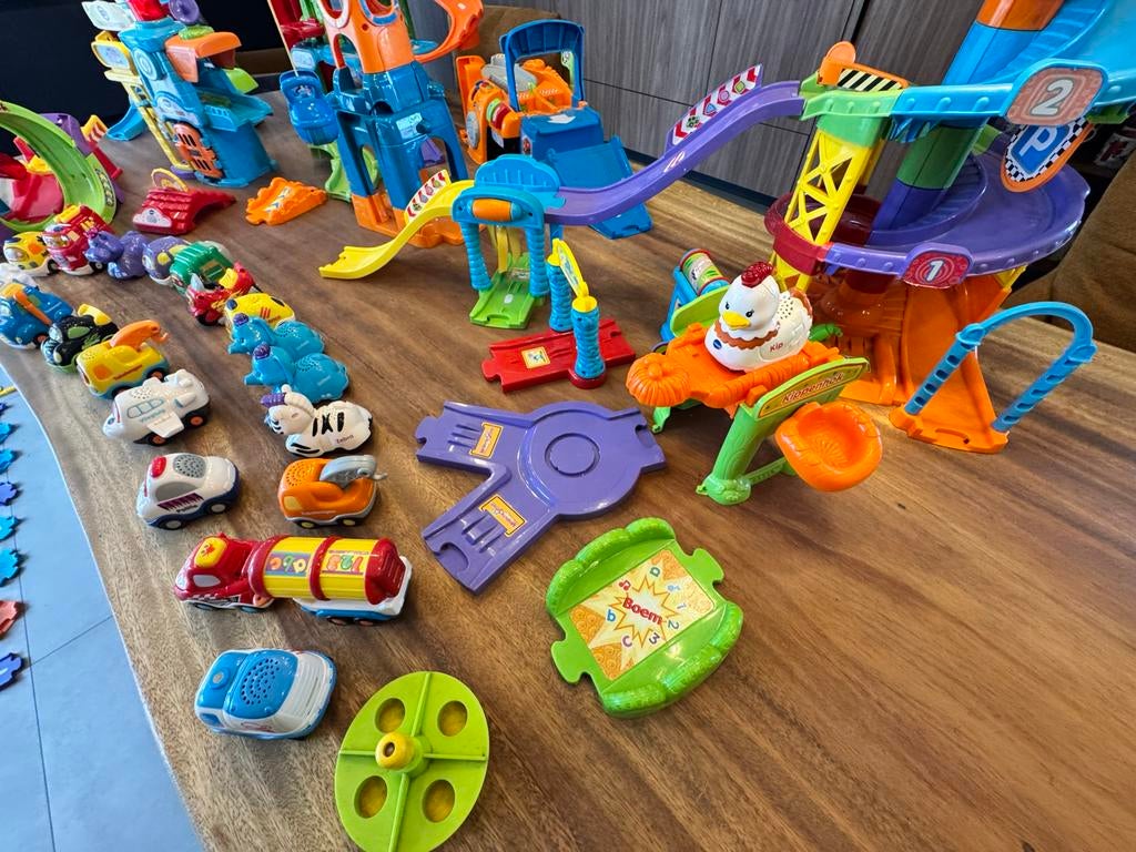 Grote VTech Toet Toet Auto's en Zoef Zoef Dieren collectie, Ophalen of Verzenden, Gebruikt, Overige merken
