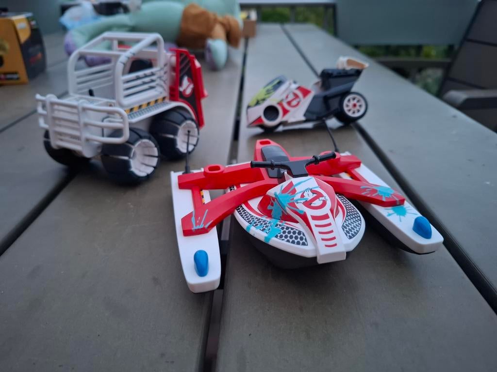 Vintage Ghostbusters Voertuigen: Wagen, Jetski & Motor, Ophalen of Verzenden, Gebruikt