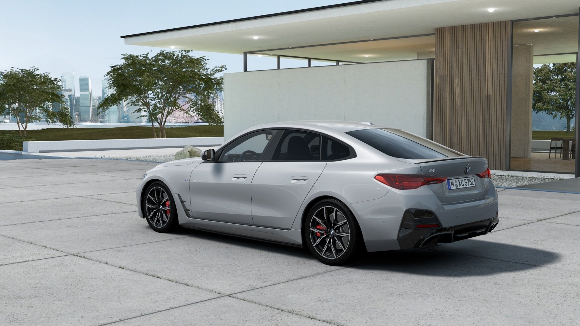 BMW i4 eDrive40 M Sport / Achteruitrijcamera / Active Cruise, Auto's, Dealer onderhouden, Achterwielaandrijving, Zwart, 2020 kg