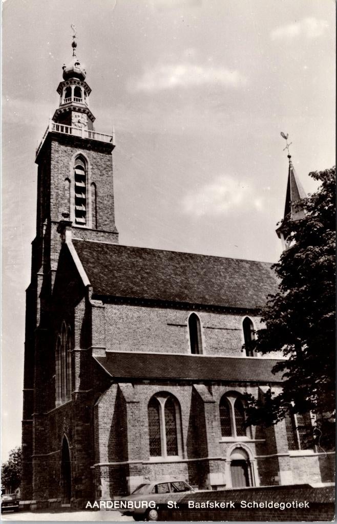 Aardenburg - 12 ansichtkaarten Kraalpoort Markt ..., Verzenden, 1960 tot 1980, Gelopen, Zeeland