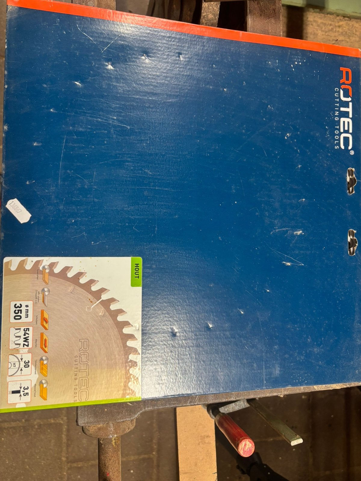 Rotec zaagblad ø350x3,5x30mm Z=54 WZ, Ophalen, Cirkelzaag, 70 mm of meer, Nieuw