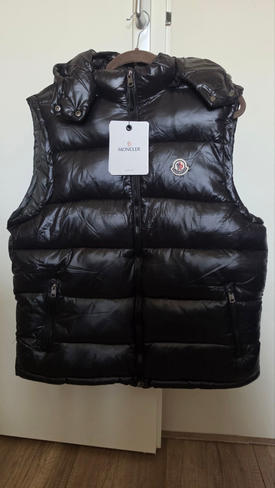 Moncler Bodywarmer | Maat L | Zwart | Nieuw, Kleding | Heren, Bodywarmers, Maat 52/54 (L), Moncler, Zwart, Nieuw