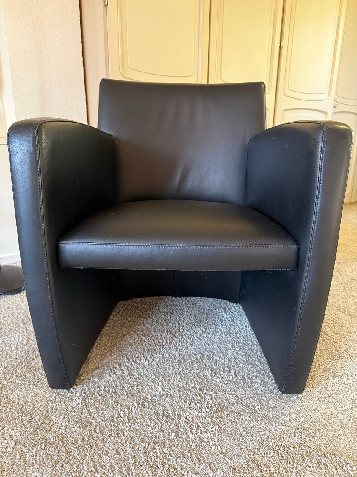 Meerdere stoelen, leren stoel & bureaustoelen, zie foto’s, Ophalen, Zo goed als nieuw, 50 tot 75 cm, Leer