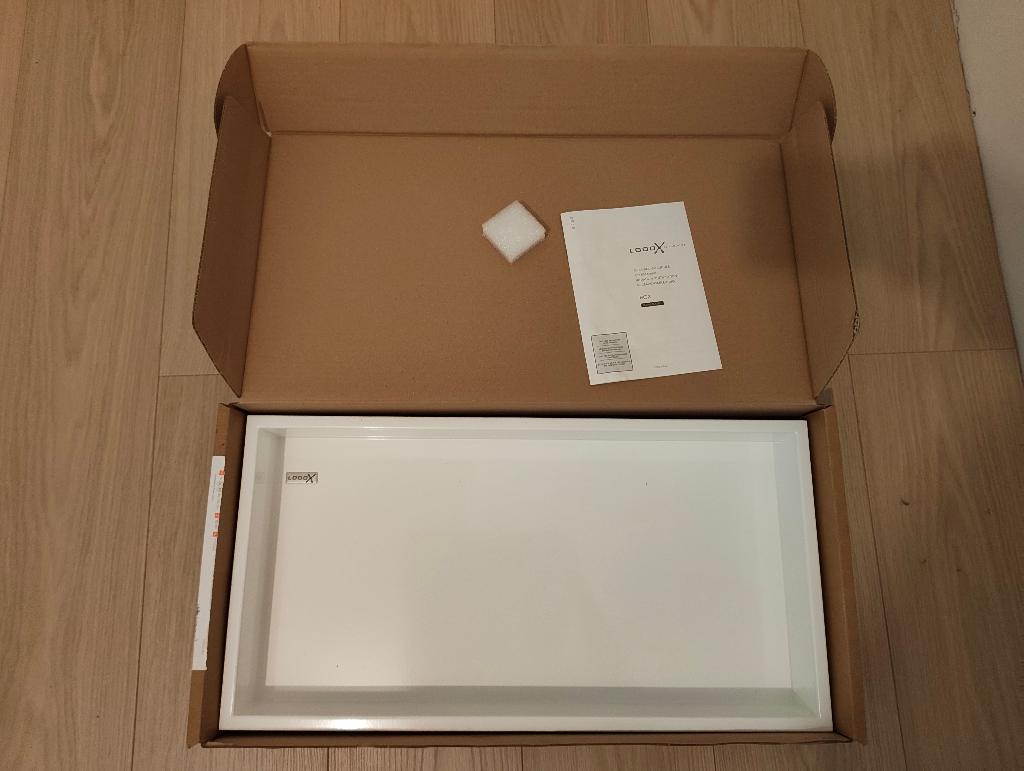 Looox Box inbouwnis 60x30cm met flens Wit, Minder dan 50 cm, Overige typen, Nieuw, Ophalen of Verzenden