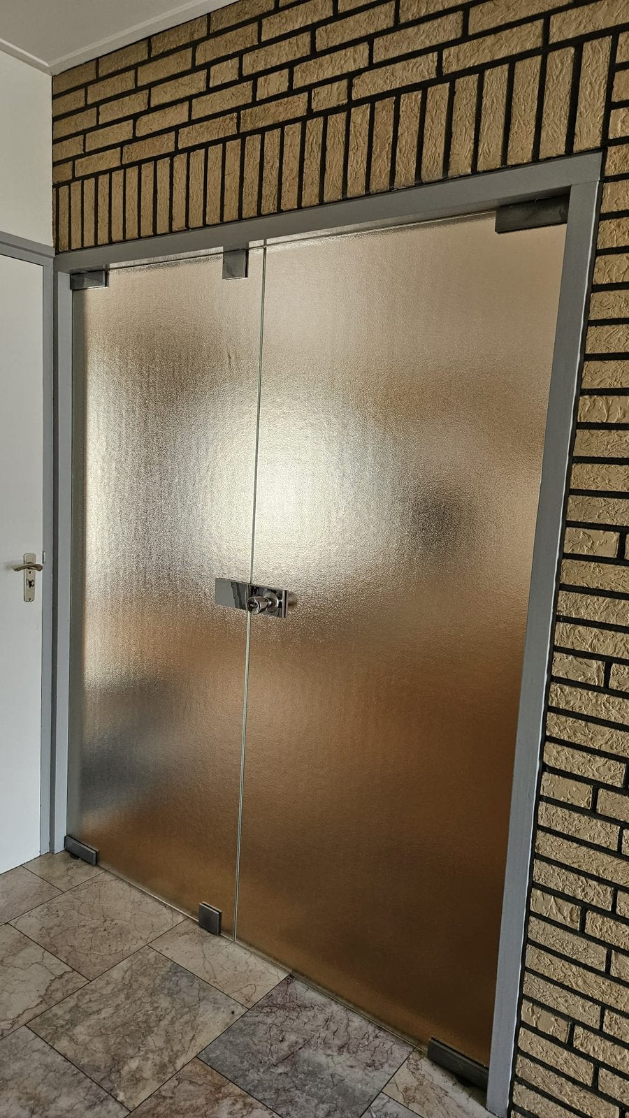 Gratis gazen dubbele deuren jaren 70, Ophalen, Gebruikt, 120 cm of meer, Binnendeur