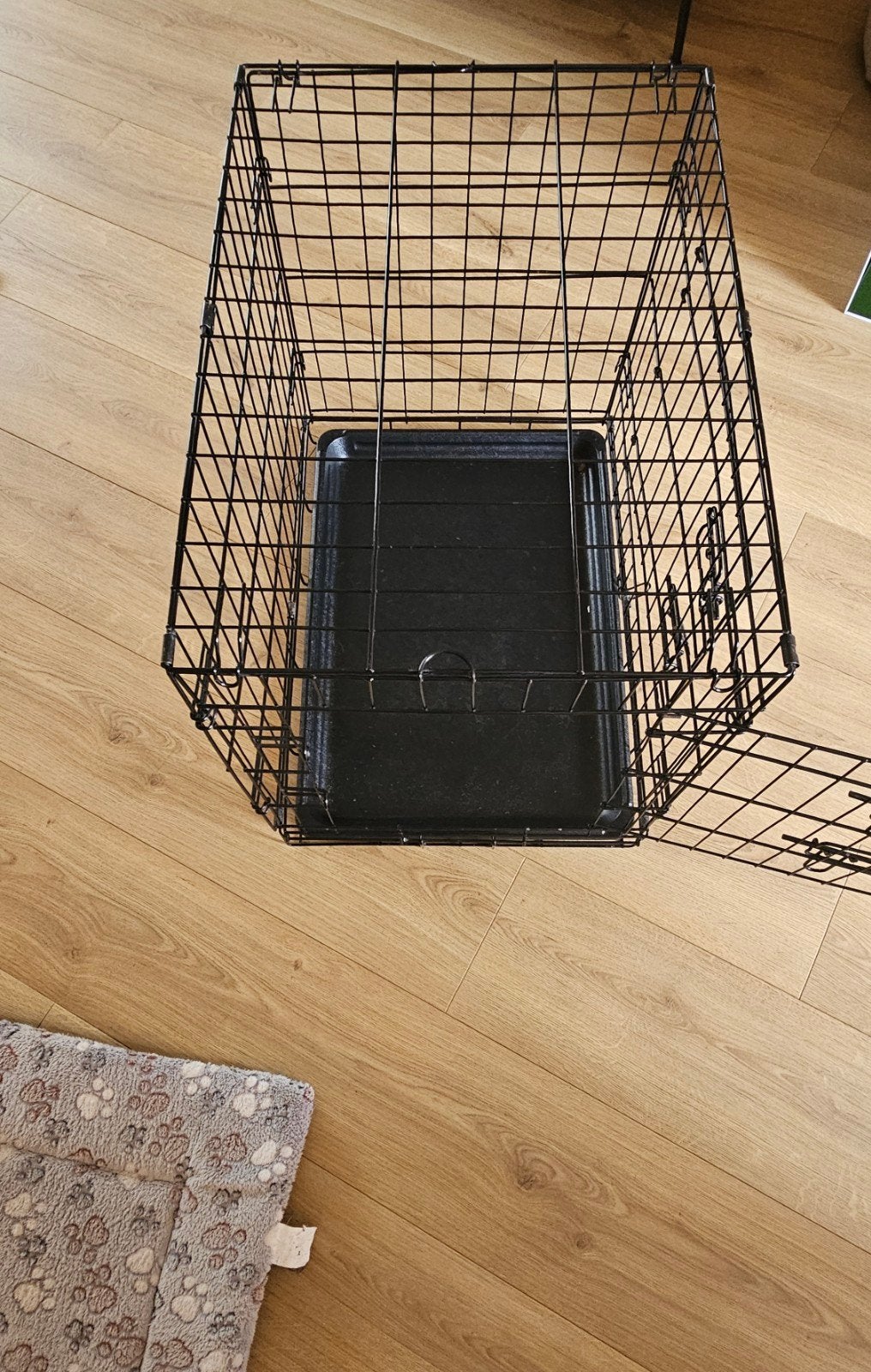 Honden-/ puppy bench goede staat 62x45x50 plus kussen, Dieren en Toebehoren, Hondenhokken, Ophalen, Minder dan 65 cm, Zo goed als nieuw