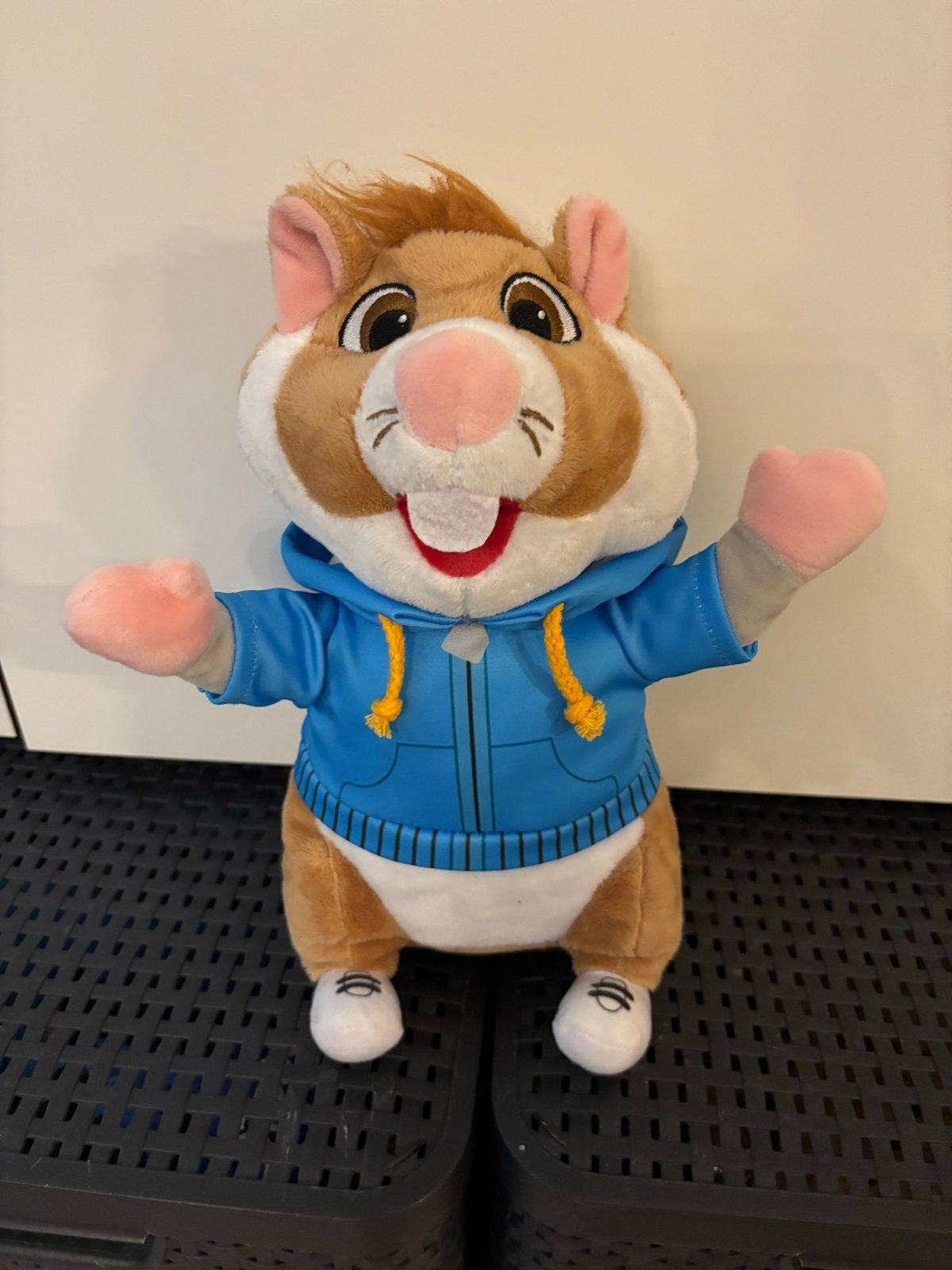 Albert Heijn AH Hamster Knuffel met Blauwe Hoodie!, Overige merken, Overige karakters, Hamster, Ophalen of Verzenden