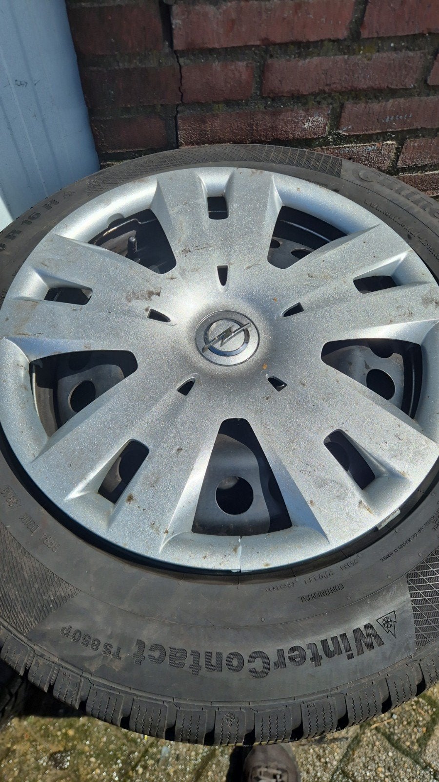 Opel wieldoppen  4x, Ophalen of Verzenden, Gebruikt