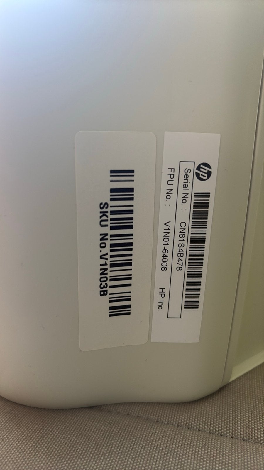 HP Printer (SKU No. V1N03B), Computers en Software, Printers, Ophalen, Gebruikt, Inkjetprinter, Printer