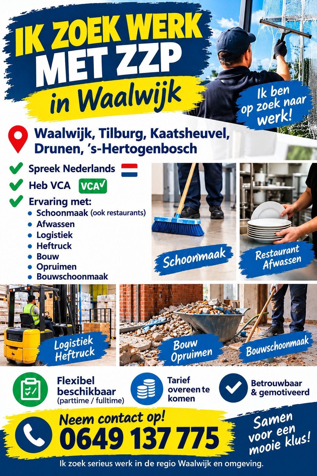ik zoek werken met ZZP, Vacatures, 33 - 40 uur, Overige vormen