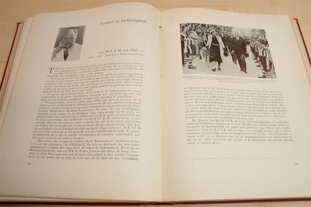 KNVB Jubileumboek [1939] — De Eerste 50 Jaar in Beeld, Ophalen of Verzenden, Gelezen, Watersport en Hengelsport