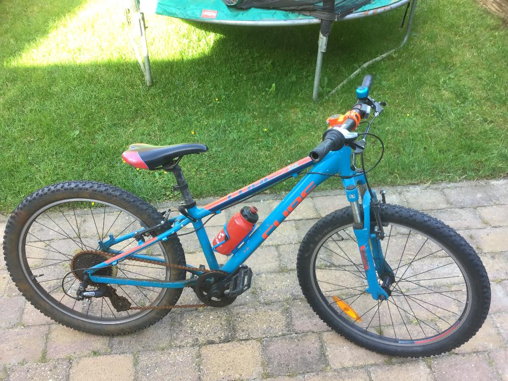 Cube mountainbike 24 inch, Ophalen, Velgrem, Versnellingen, Cube