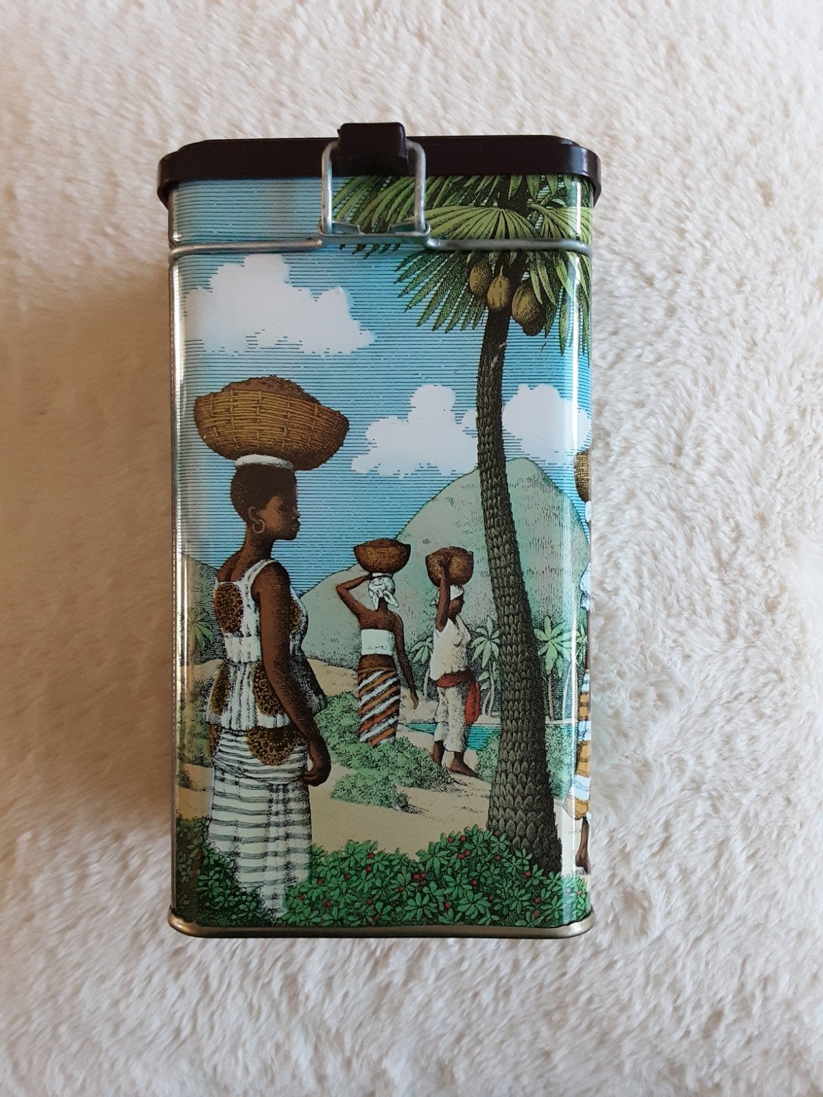 Tropisch koffie blik., Ophalen of Verzenden, Zo goed als nieuw, Koffie
