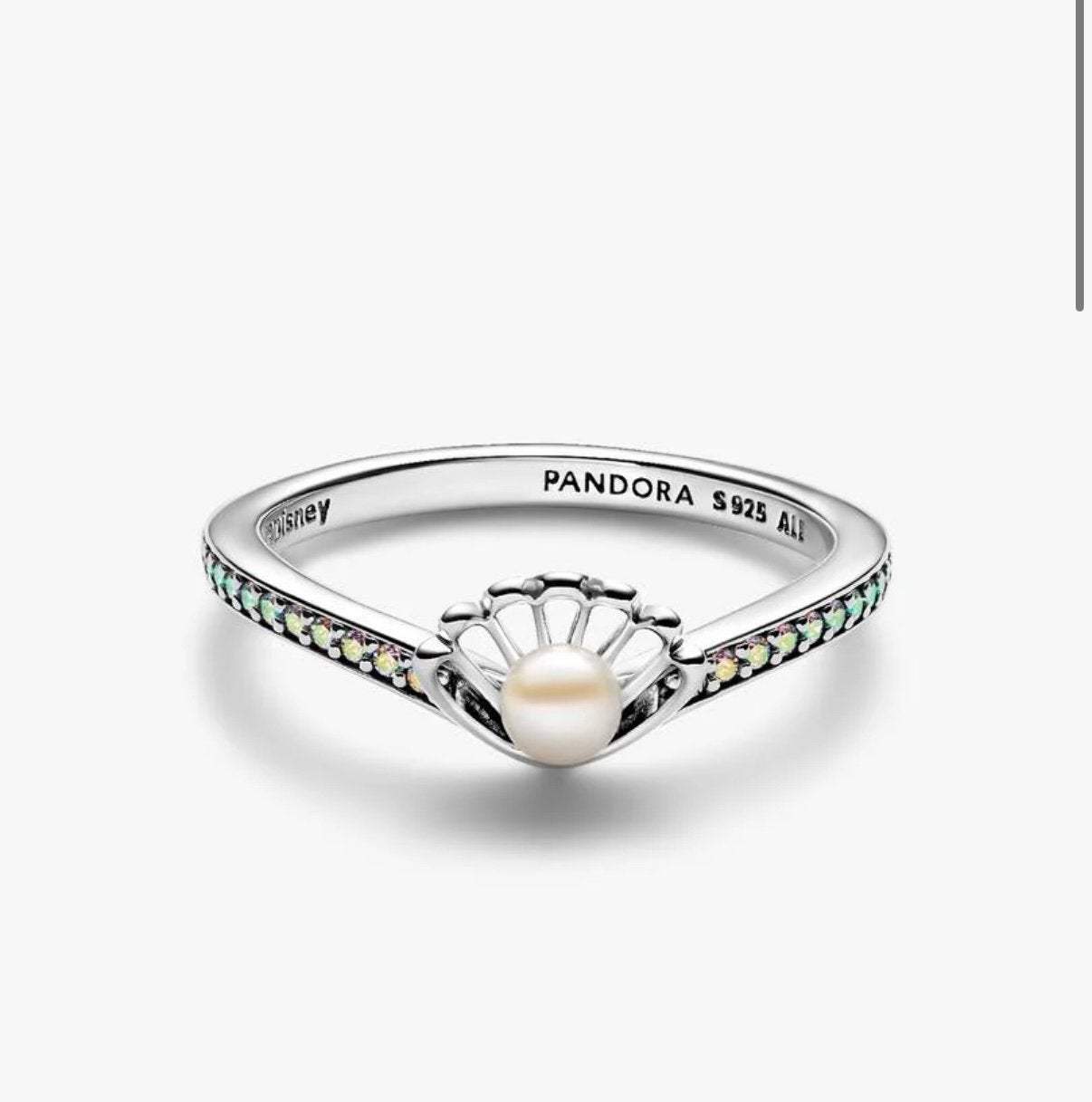 Disney Prinses Ariël Ring, Ophalen of Verzenden, Zo goed als nieuw, Zilver, Dame