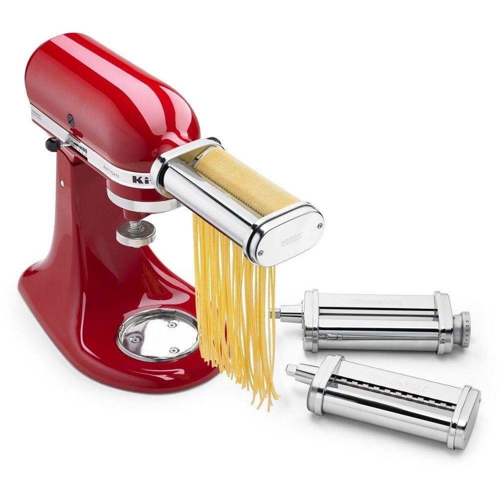 KitchenAid Pastaroller en Snijder-set voor verse pasta, Minder dan 1 liter, Ophalen of Verzenden, Nieuw, 1 snelheid