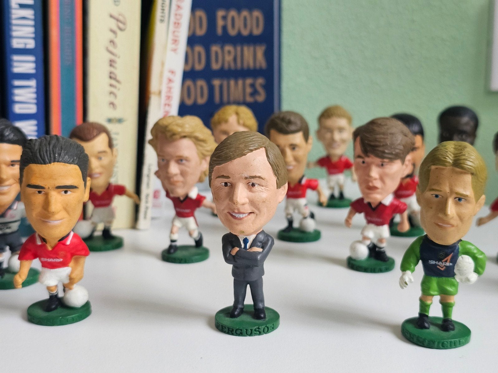 90s Manchester United Corinthan Figuren, Ophalen of Verzenden, Gebruikt, Beeldje of Poppetje
