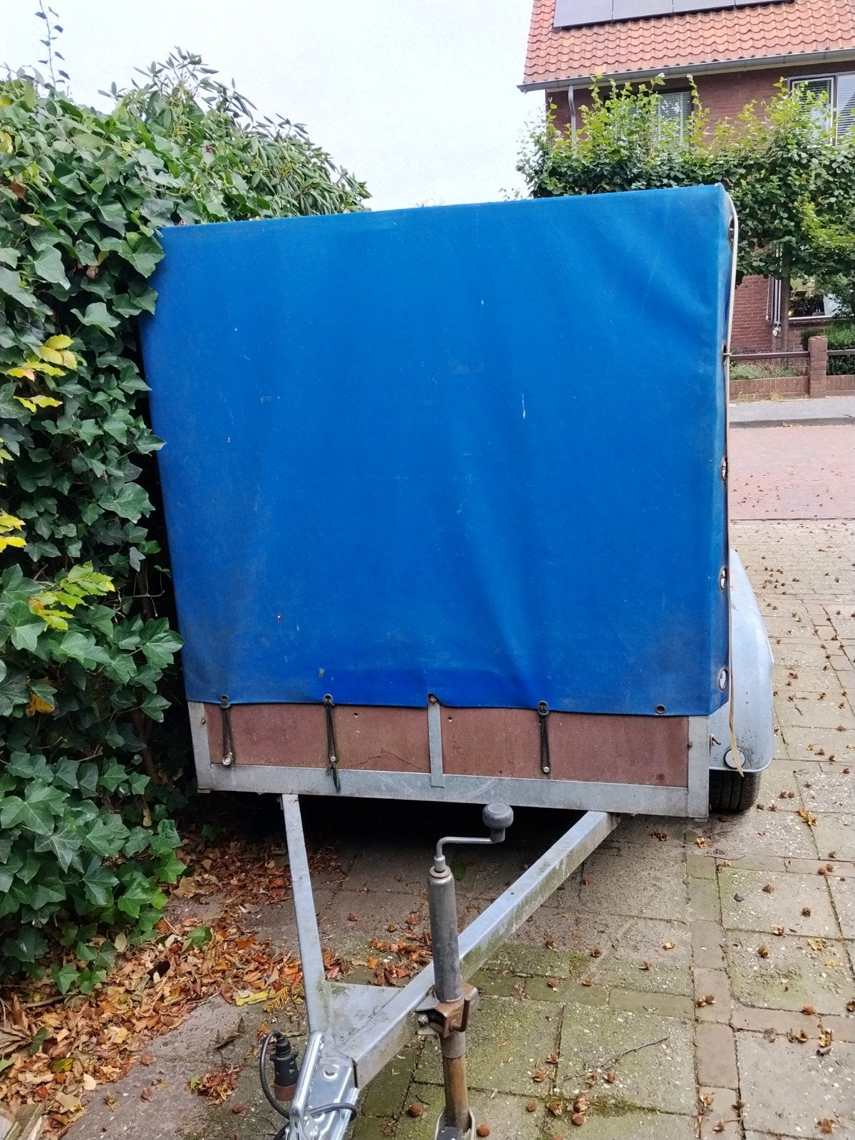 dubbel asser met huif, ophalen a.s. donderdag, Auto diversen, Aanhangers en Bagagewagens, Ophalen